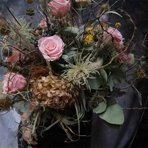 Trockenblumenstrauß