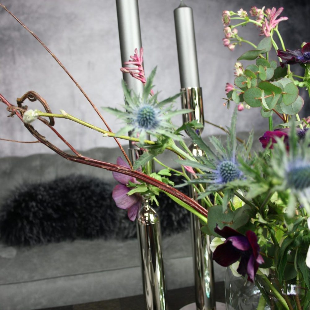 Stabkerzen in Metallic - Fink