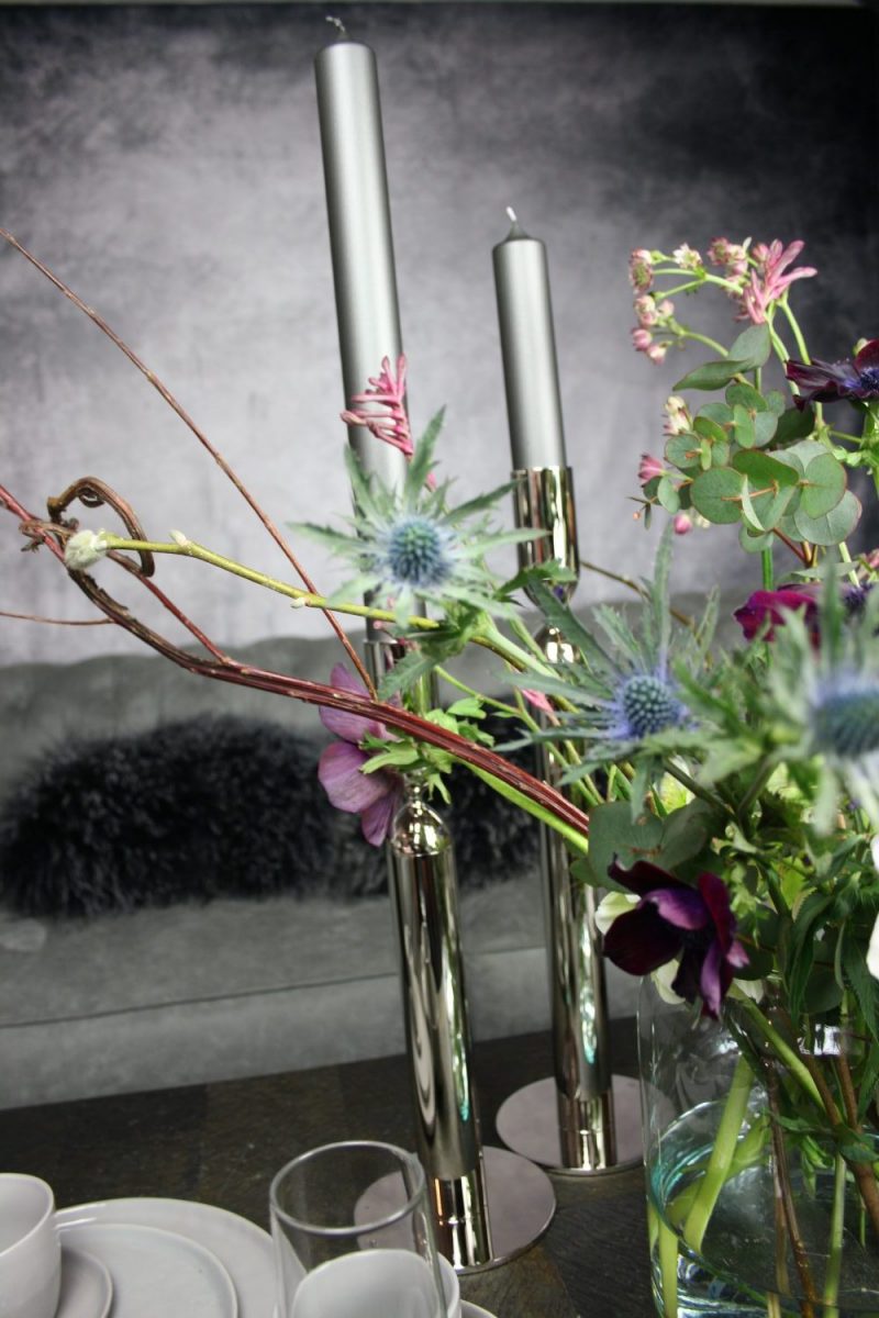 Titankerzen in Metallic - Fink
